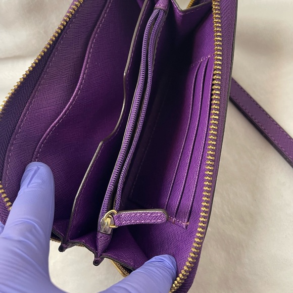 Michael Kors purple wallet, EUC - Picture 8 of 8